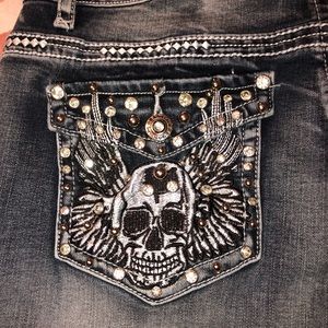 Platinum Plush Jeans. Size 11